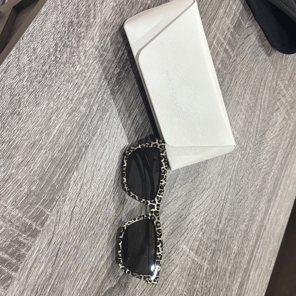 Michael Kors Animal Print Sunglasses with White Case